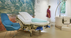 Similicuir de skai® en bleu & turquoise dans le domaine médical
