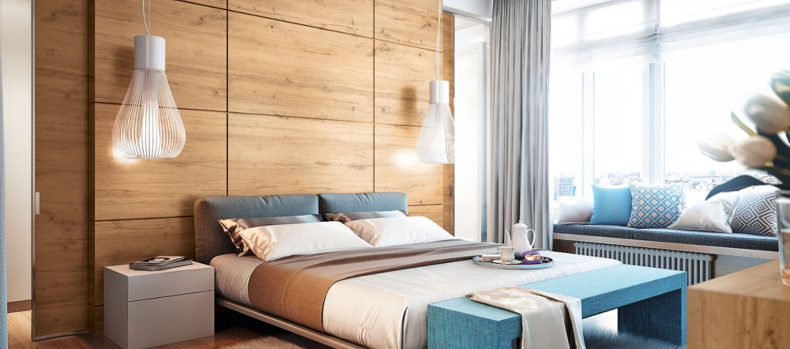 Meubles de chambre à coucher avec feuille pour meubles Chêne 