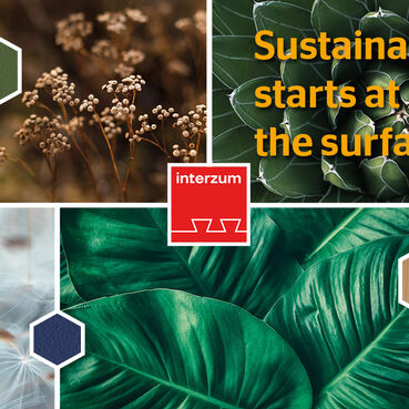 Next Level Sustainability: Continental presents exciting surface innovations at the interzum. 